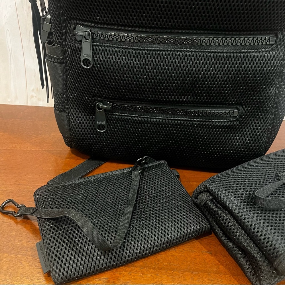 Dagne Dover Indi Air Mesh Large Diaper Bag Backpack Luggage Sleeve Stroller Clip - Picture 3 of 9